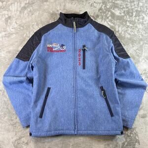 blue and black softshell jacket for the Vegas Tuffest Jr. World Championship